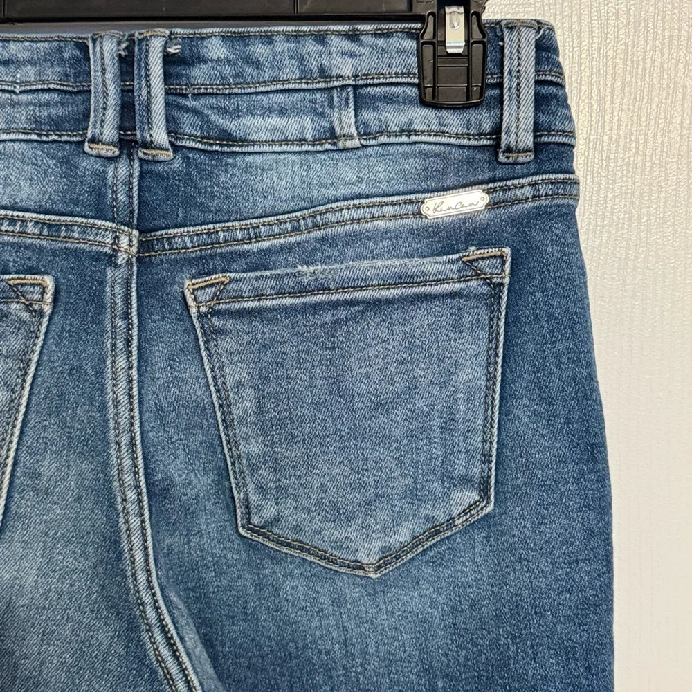 Distressed Hem Skinny Jeans - Picture 4 of 6